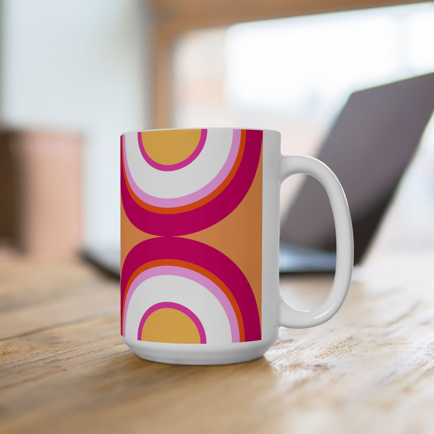 Geo Art Mug – Bold Color, Daily Joy