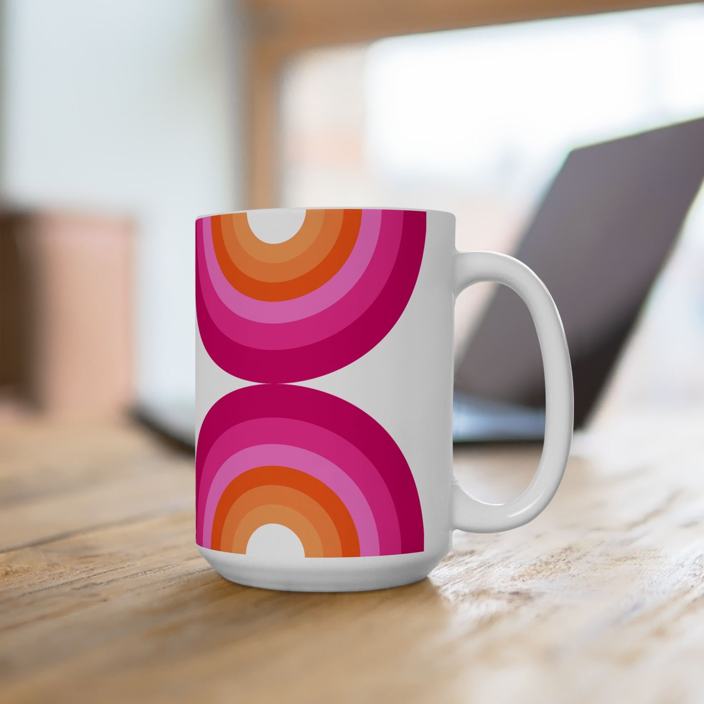 Geo Art Mug – Bold Color, Daily Joy