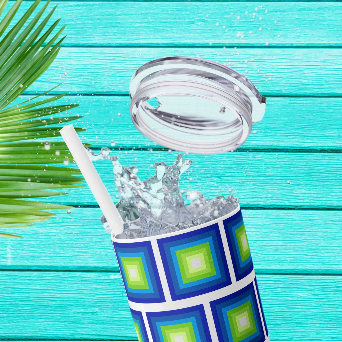 Vibrant. Versatile. Totally Sippable. – 20 oz Skinny Travel Tumbler with Straw