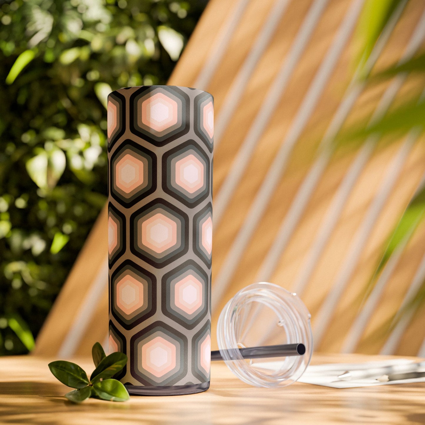 Vibrant. Versatile. Totally Sippable. – 20 oz Skinny Travel Tumbler with Straw