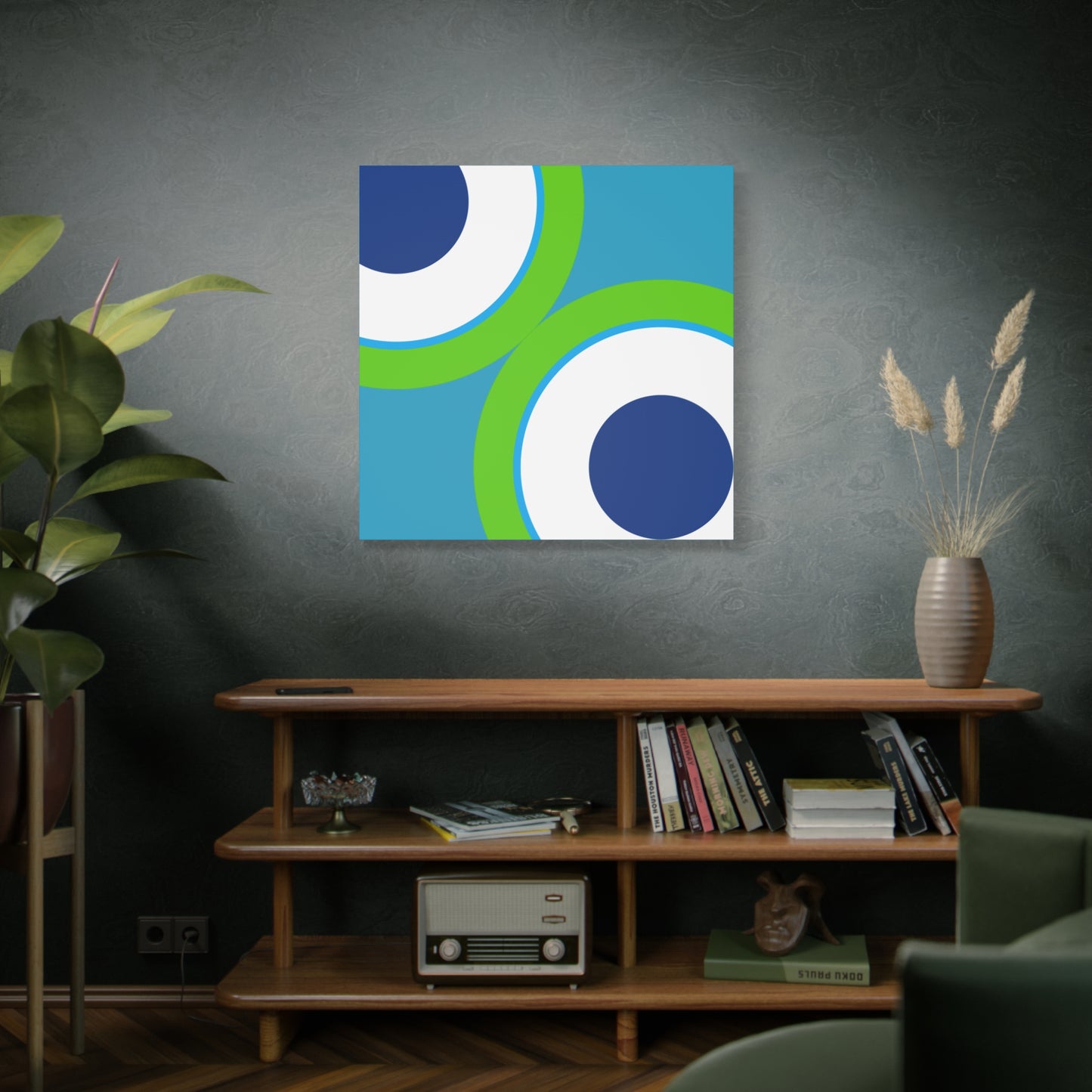 Modern Geometric Canvas Art | Bold Colors, Clean Lines, Creative Energy
