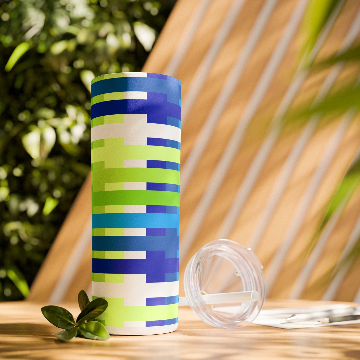 Vibrant. Versatile. Totally Sippable. – 20 oz Skinny Travel Tumbler with Straw