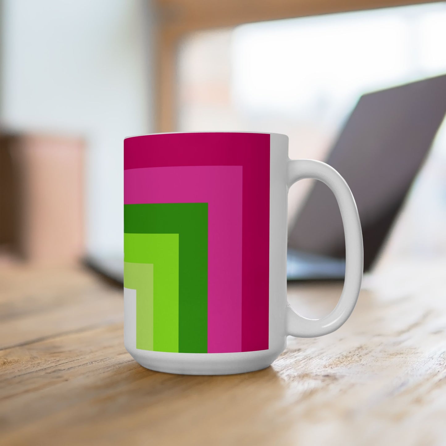 Geo Art Mug – Bold Color, Daily Joy