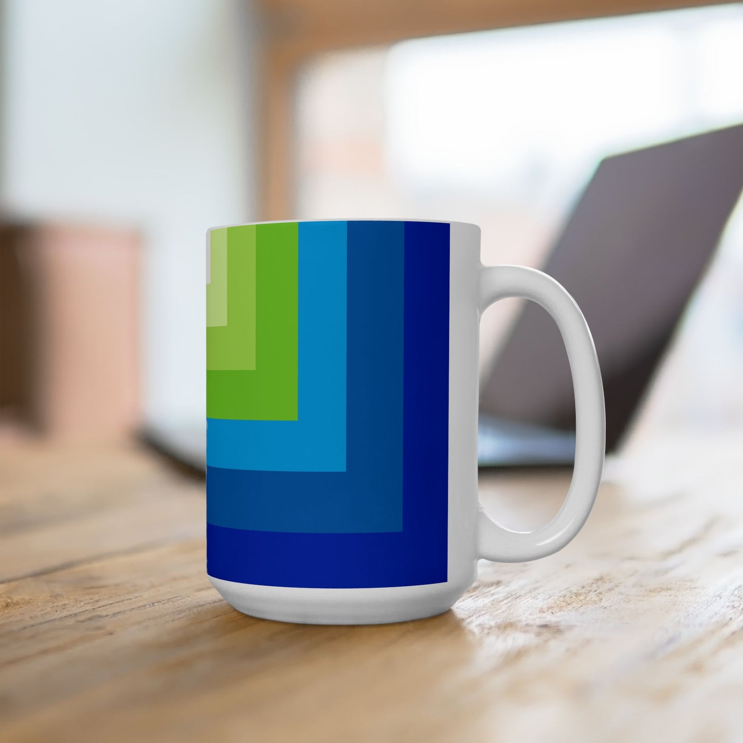 Geo Art Mug – Bold Color, Daily Joy