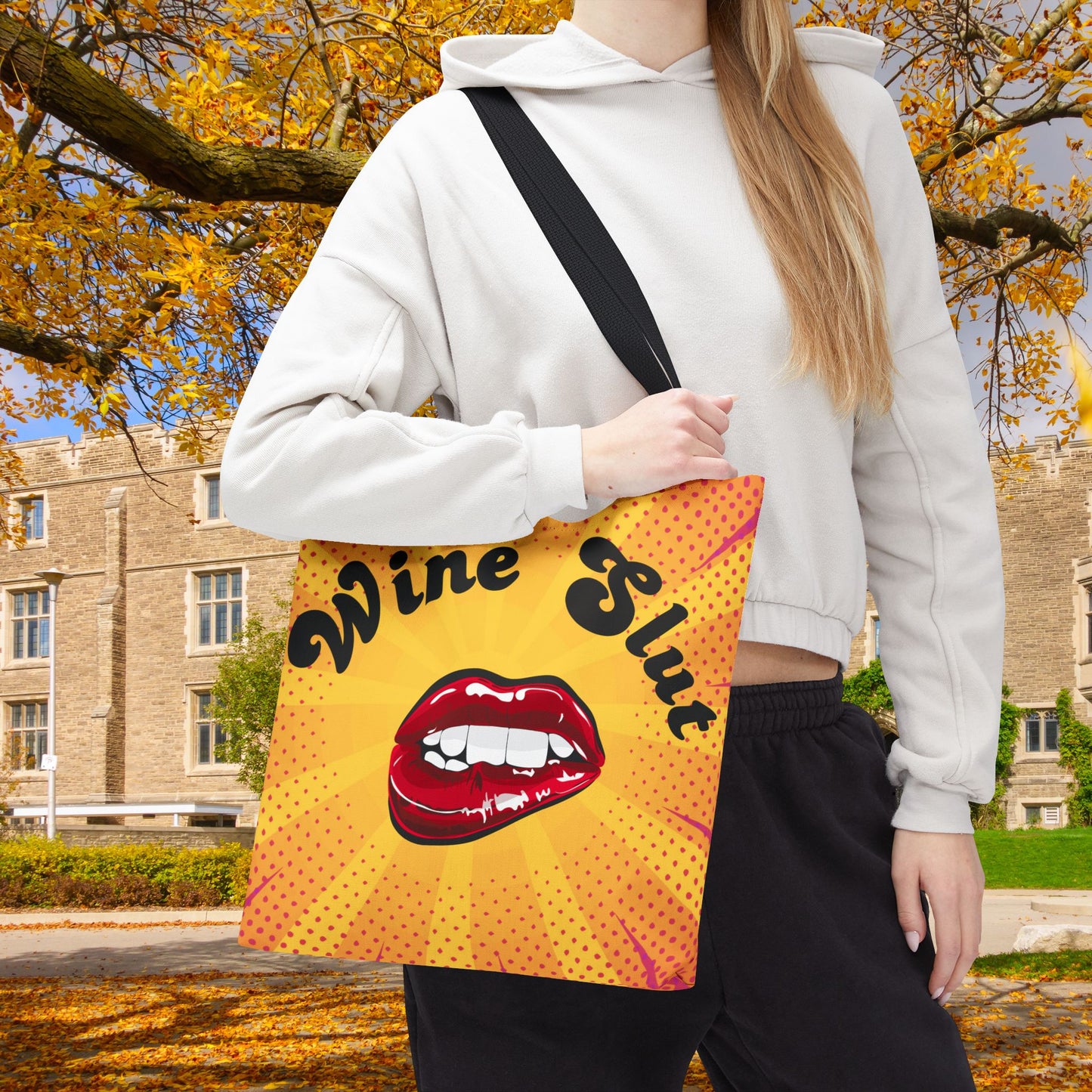 Wine Slut Tote Bag – 3 sizes | Pop Art Sass for the Bold & Thirsty