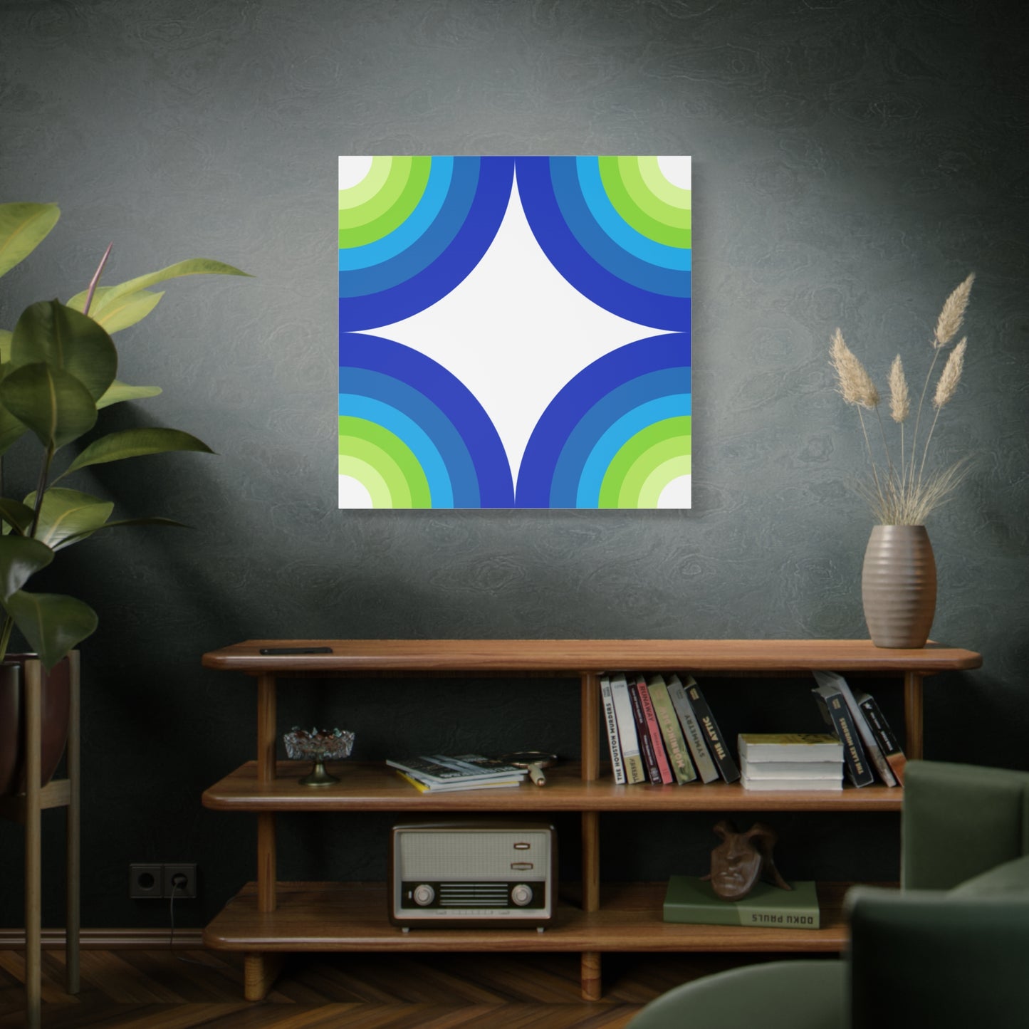 Modern Geometric Canvas Art | Bold Colors, Clean Lines, Creative Energy