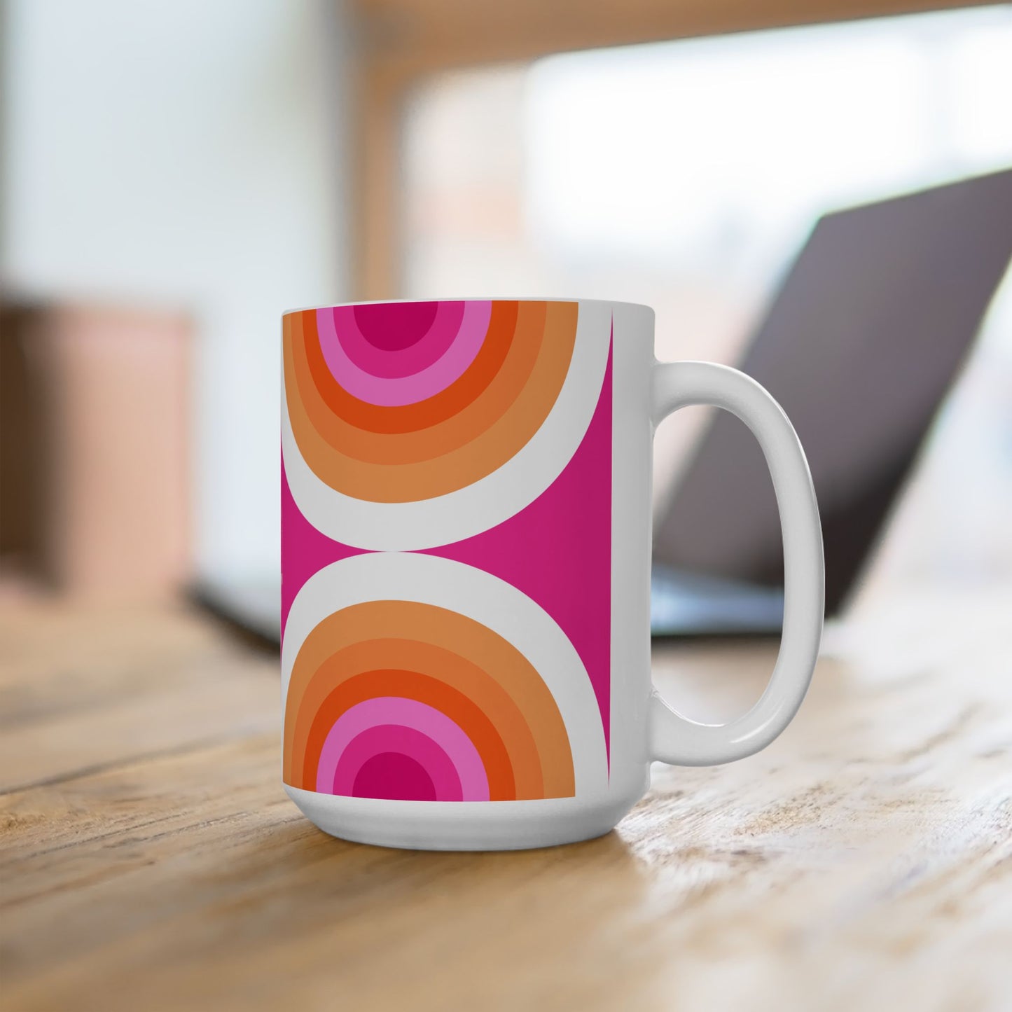Geo Art Mug – Bold Color, Daily Joy