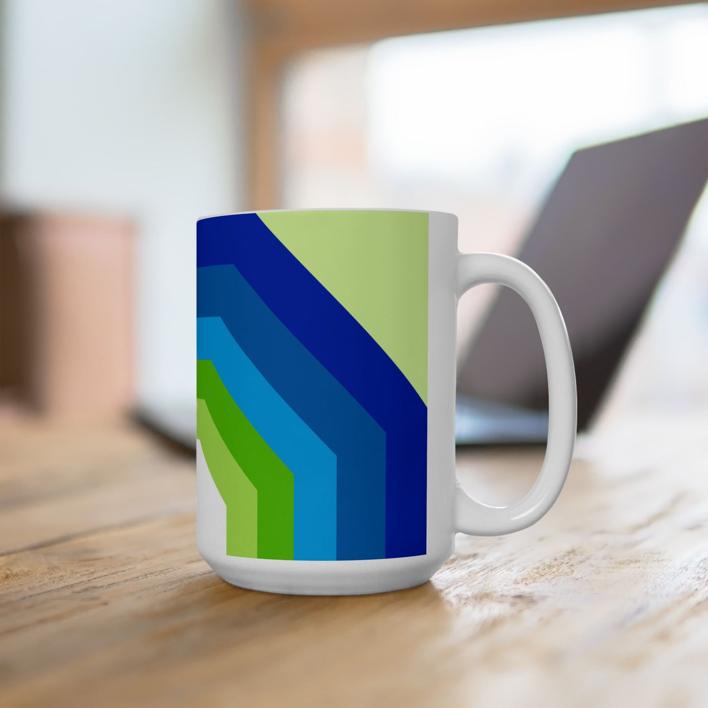 Geo Art Mug – Bold Color, Daily Joy