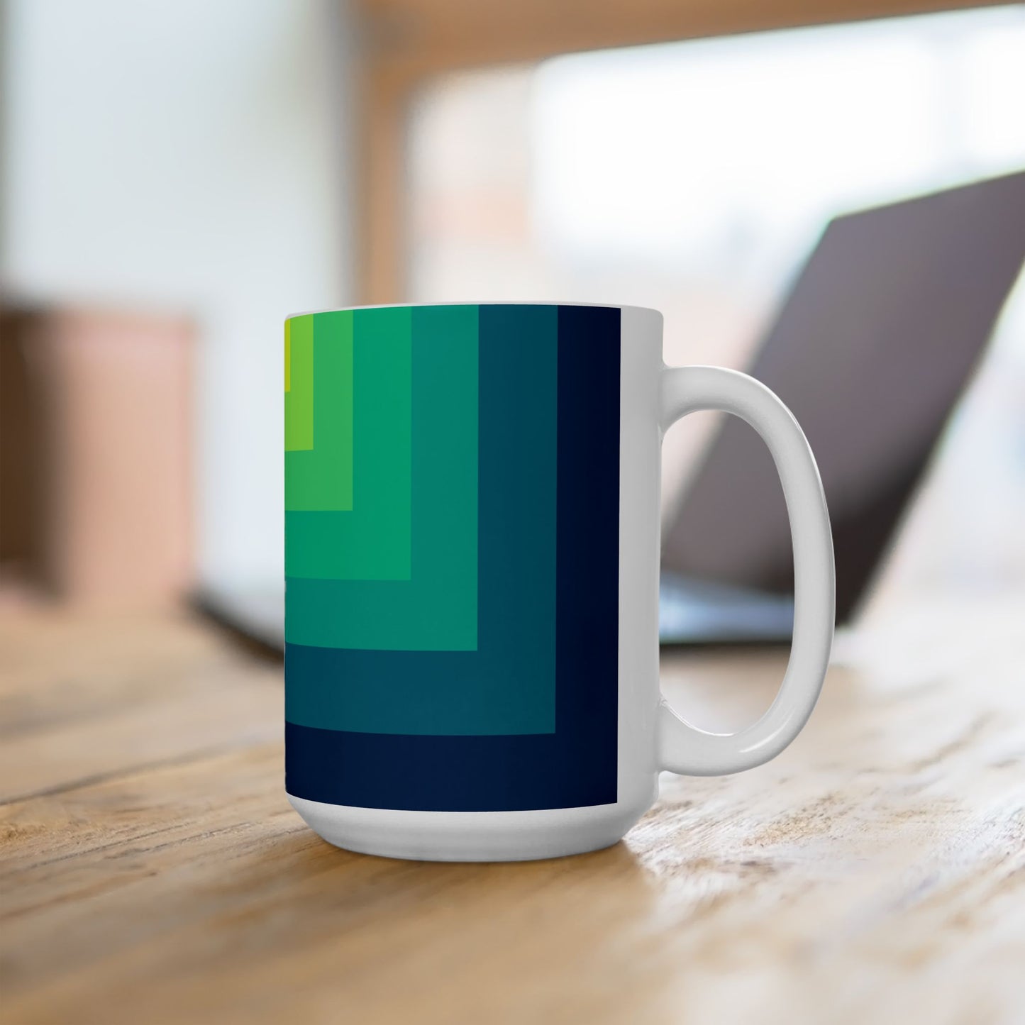Geo Art Mug – Bold Color, Daily Joy