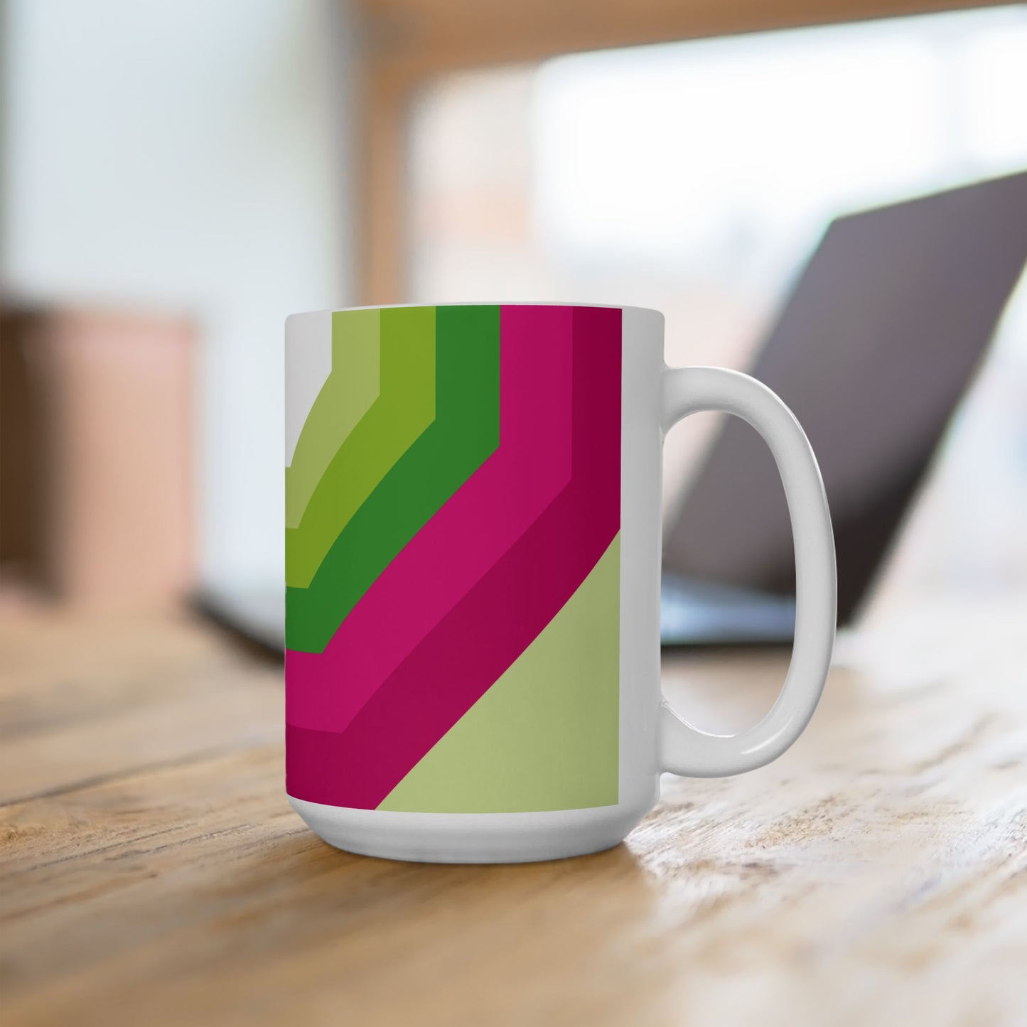 Geo Art Mug – Bold Color, Daily Joy