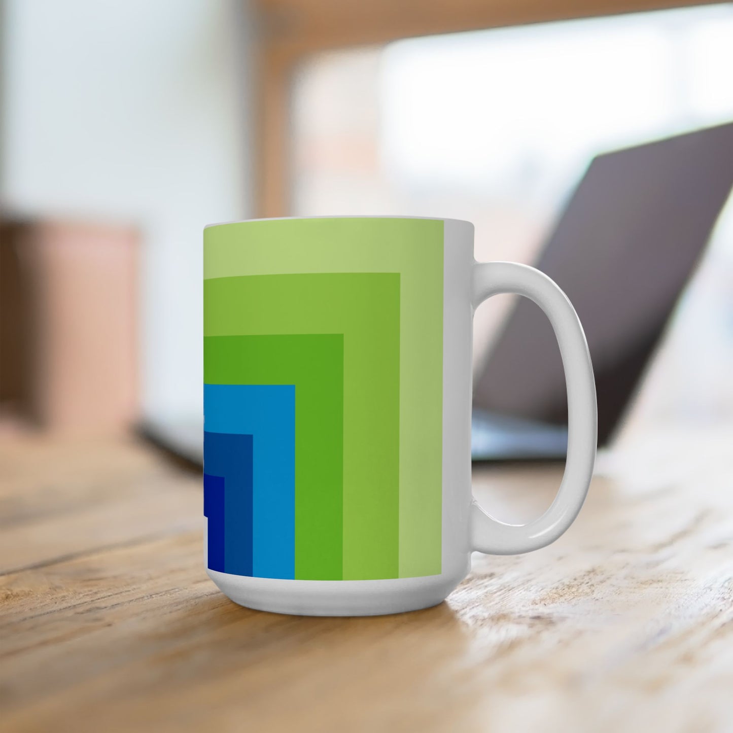 Geo Art Mug – Bold Color, Daily Joy