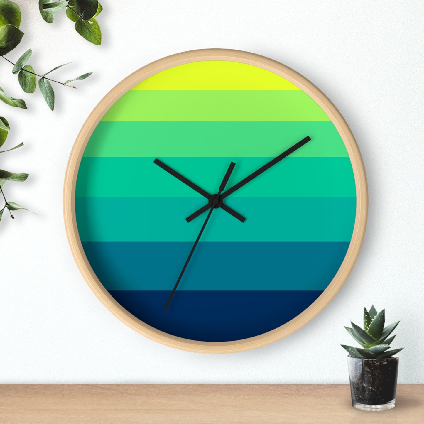 Geometric Art Wall Clock | Bold, Modern, and Right on Time