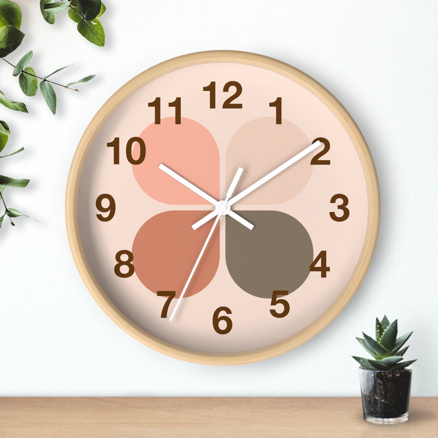 Geometric Art Wall Clock | Bold, Modern, and Right on Time