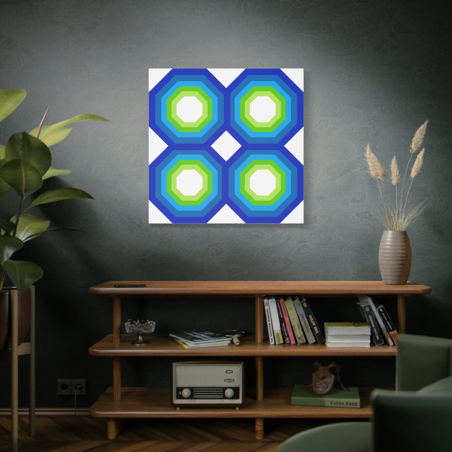 Modern Geometric Canvas Art | Bold Colors, Clean Lines, Creative Energy