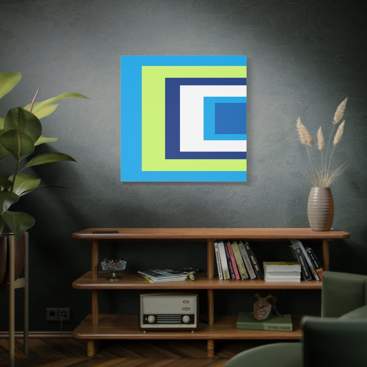 Modern Geometric Canvas Art | Bold Colors, Clean Lines, Creative Energy