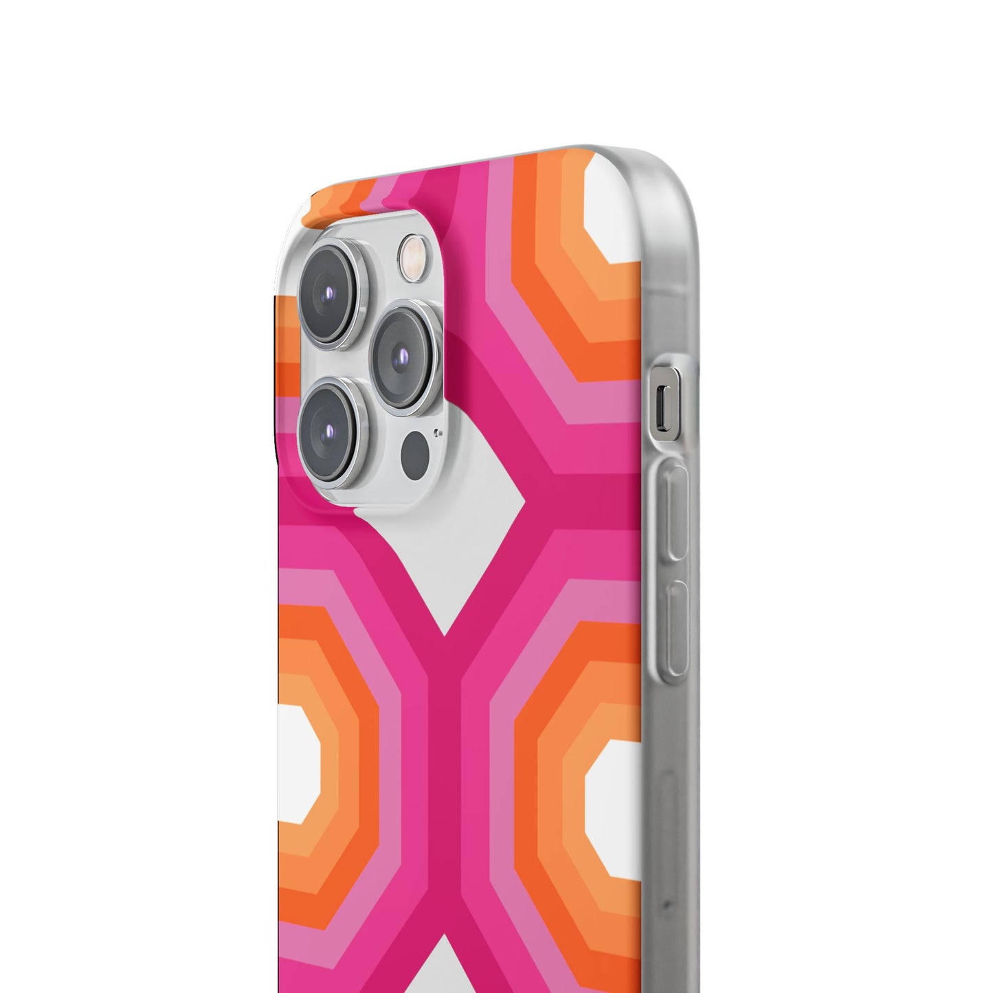 Stylish Geometric Phone Case, Flexible Phone Cover, Unique Modern Design, Perfect Gift, Trendy Accessory, Eco-Friendly Case