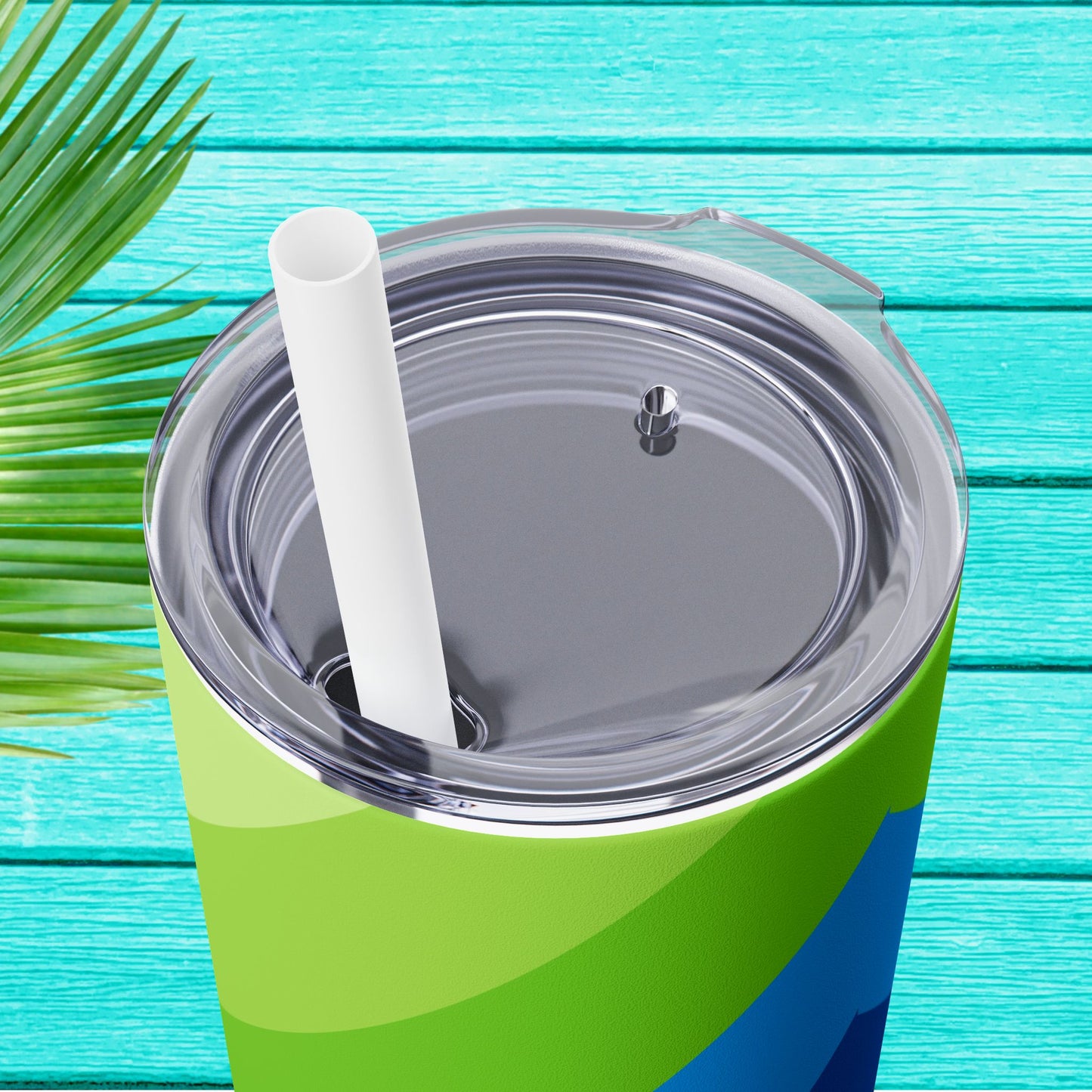 Vibrant. Versatile. Totally Sippable. – 20 oz Skinny Travel Tumbler with Straw