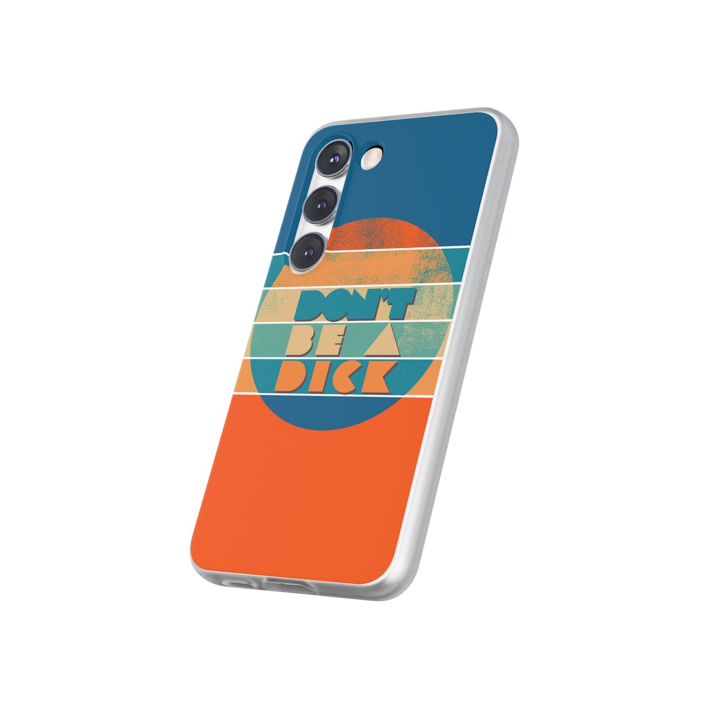 Phone Case - 'Don't Be a Dick' Retro 70s style