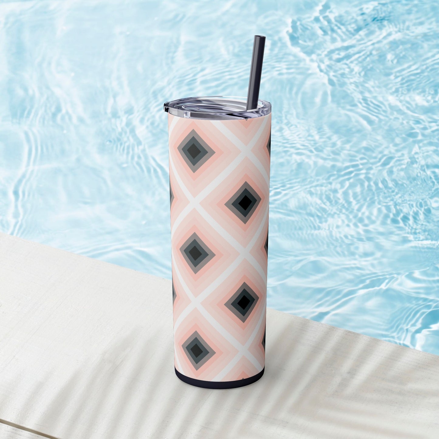 Vibrant. Versatile. Totally Sippable. – 20 oz Skinny Travel Tumbler with Straw