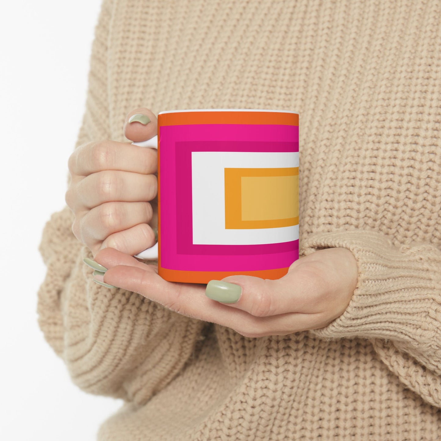 Geo Art Mug – Bold Color, Daily Joy