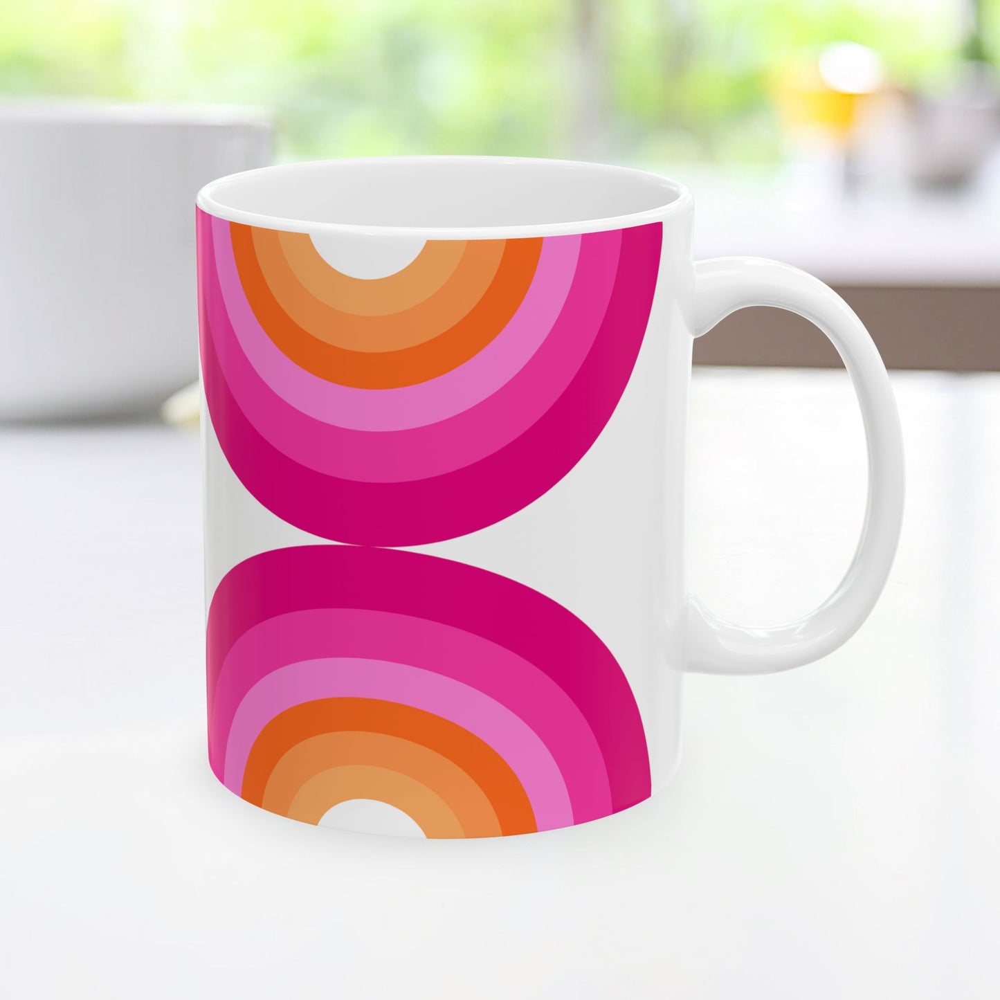 Geo Art Mug – Bold Color, Daily Joy