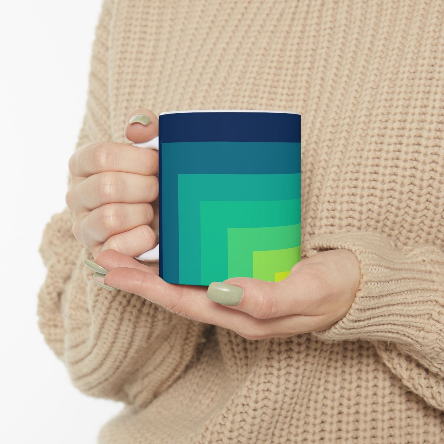 Geo Art Mug – Bold Color, Daily Joy