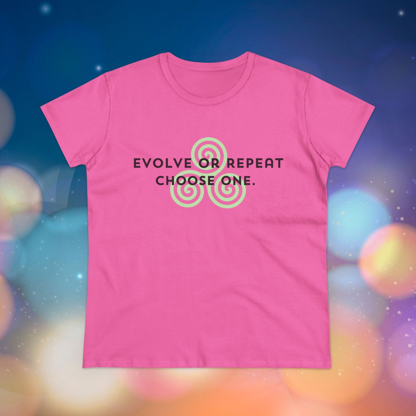 Reincarnation Cycle Women's Tee, Seeker Healer Spiritual Shirt, Path of Personal