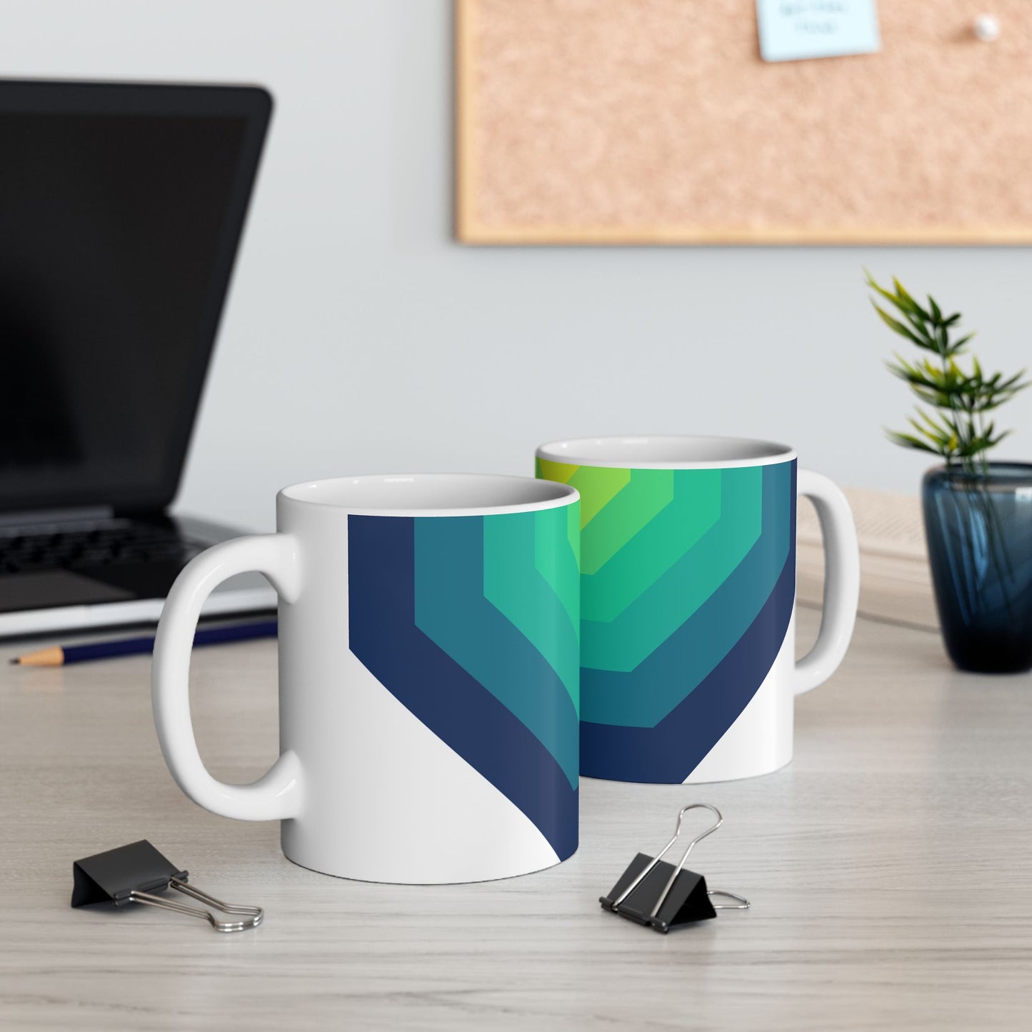 Geo Art Mug – Bold Color, Daily Joy