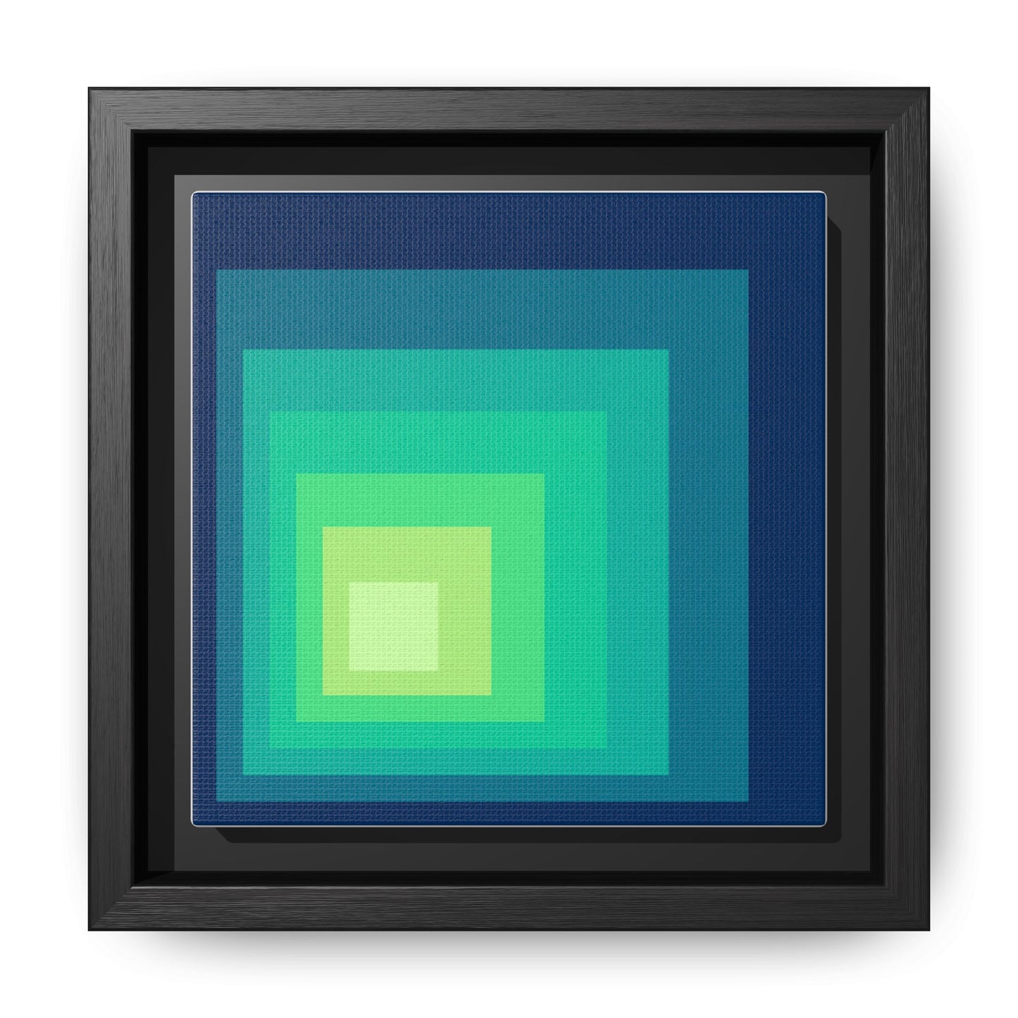 Modern Framed Geometric Canvas Art | Bold Color Meets Clean Framing