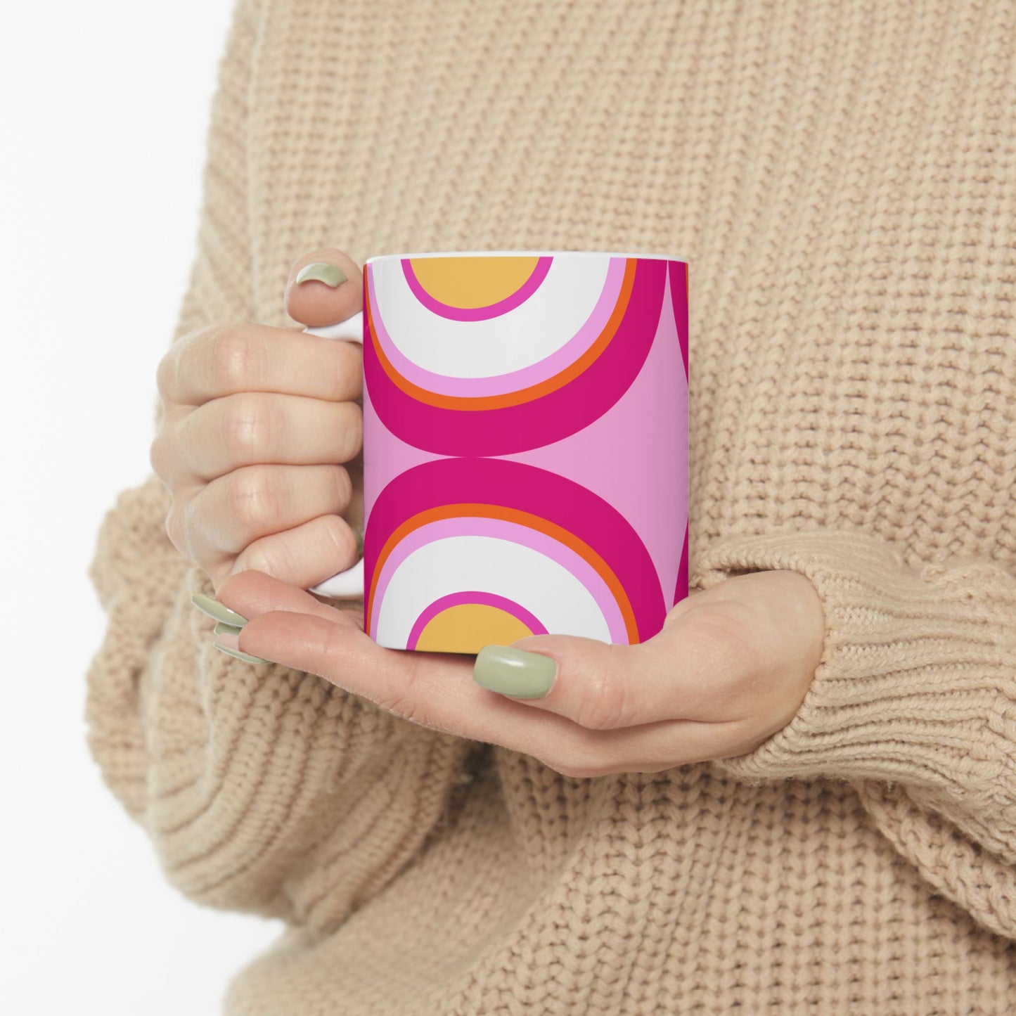 Geo Art Mug – Bold Color, Daily Joy