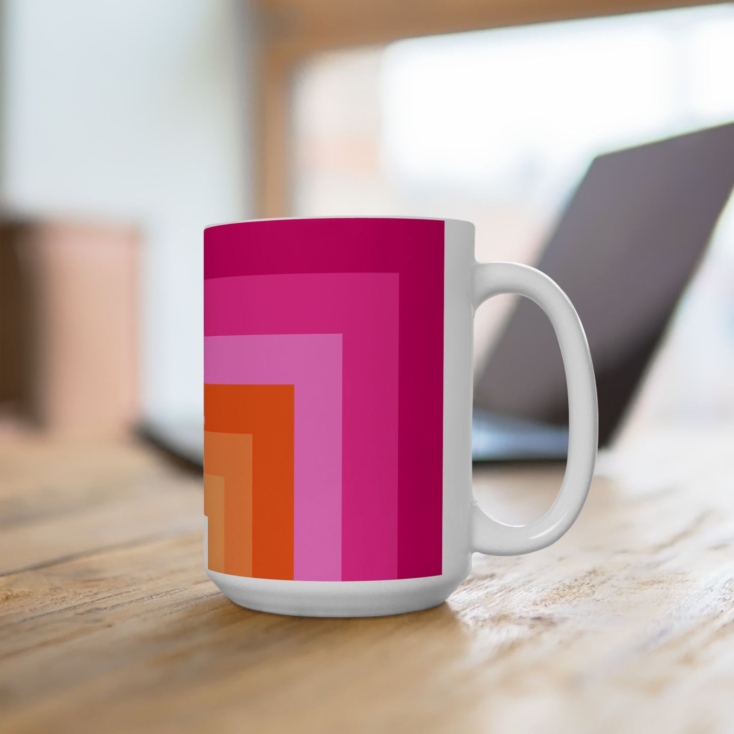 Geo Art Mug – Bold Color, Daily Joy