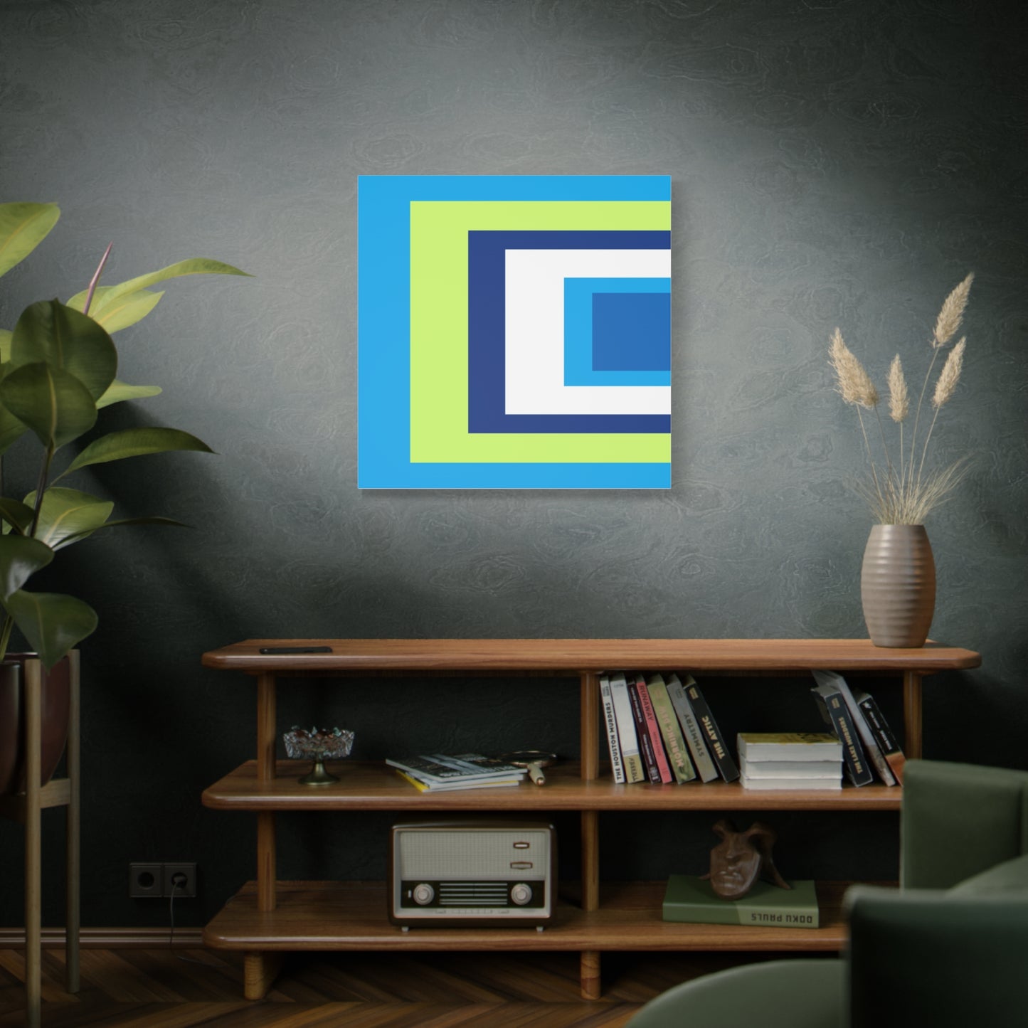 Modern Geometric Canvas Art | Bold Colors, Clean Lines, Creative Energy