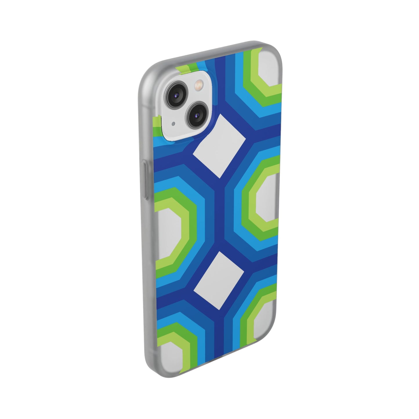 Stylish Geometric Phone Case, Flexible Phone Cover, Unique Modern Design, Perfect Gift, Trendy Accessory, Eco-Friendly Case