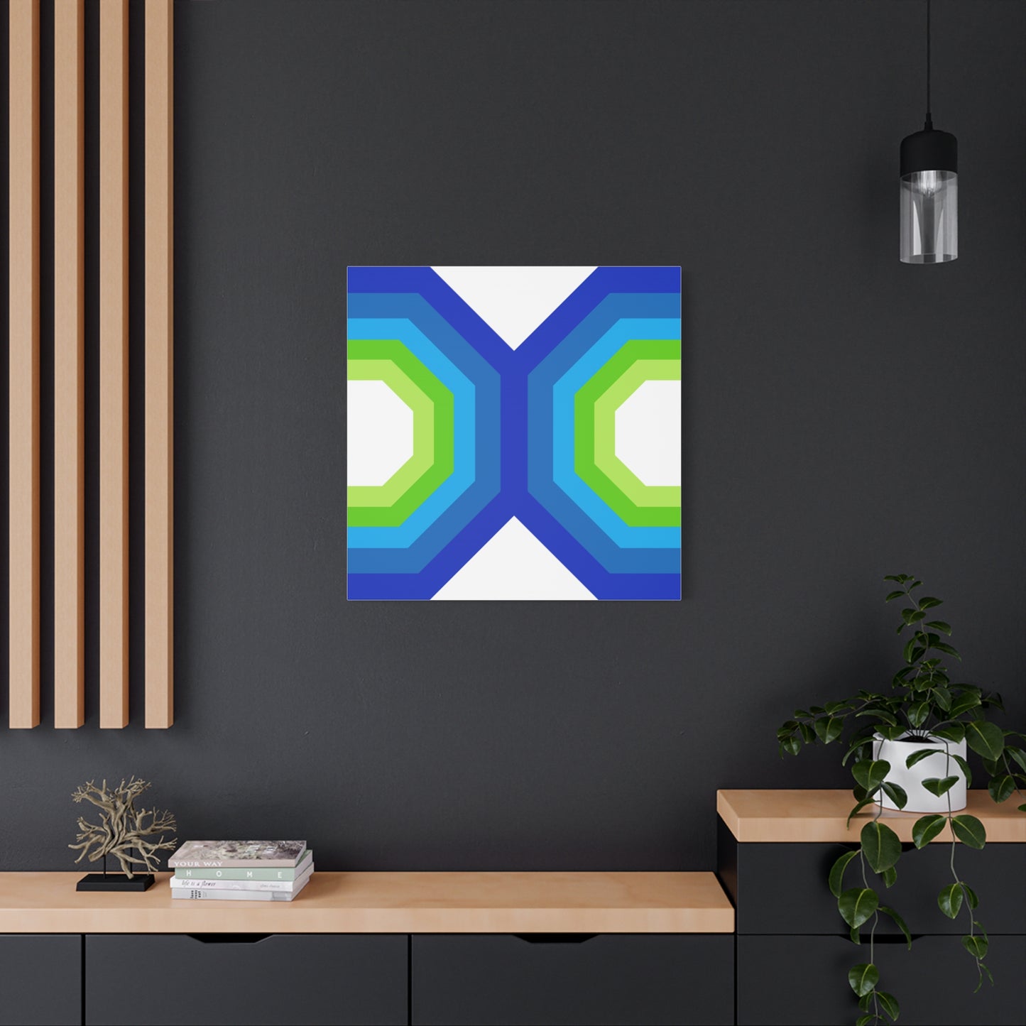 Modern Geometric Canvas Art | Bold Colors, Clean Lines, Creative Energy