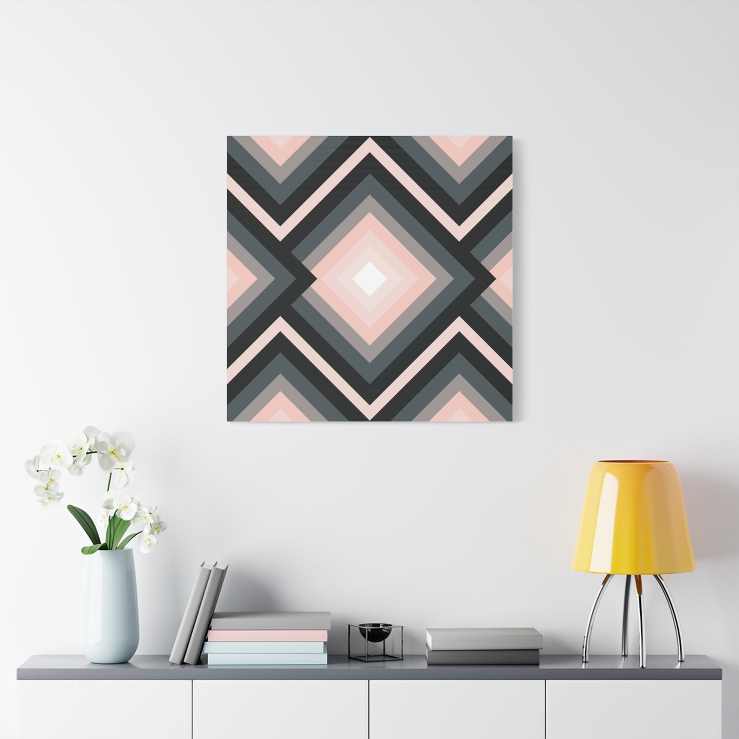 Modern Geometric Canvas Art | Bold Colors, Clean Lines, Creative Energy