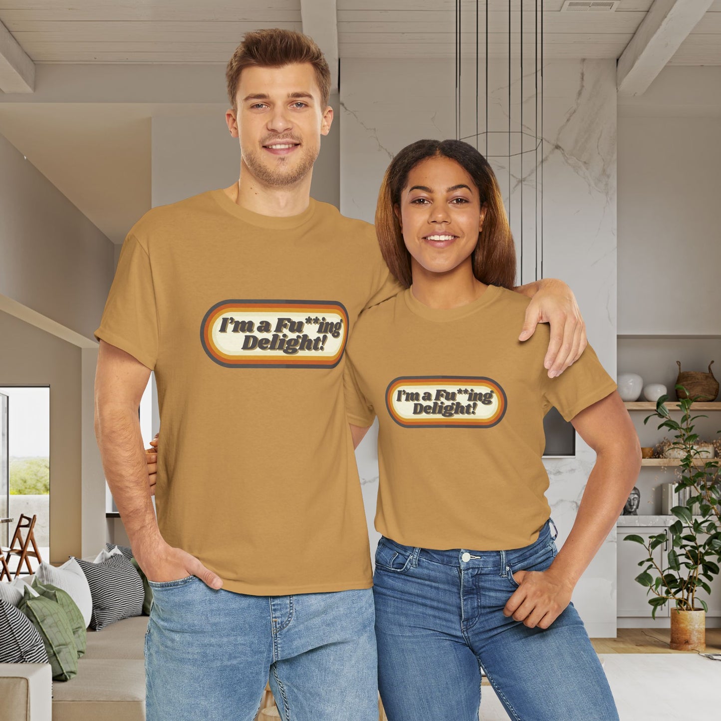I’m a Fu**ing Delight – Retro Unisex T-Shirt