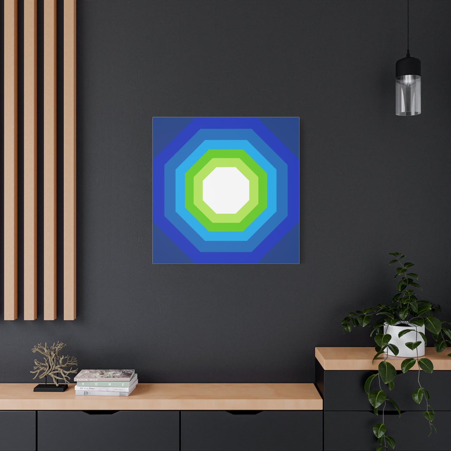 Modern Geometric Canvas Art | Bold Colors, Clean Lines, Creative Energy