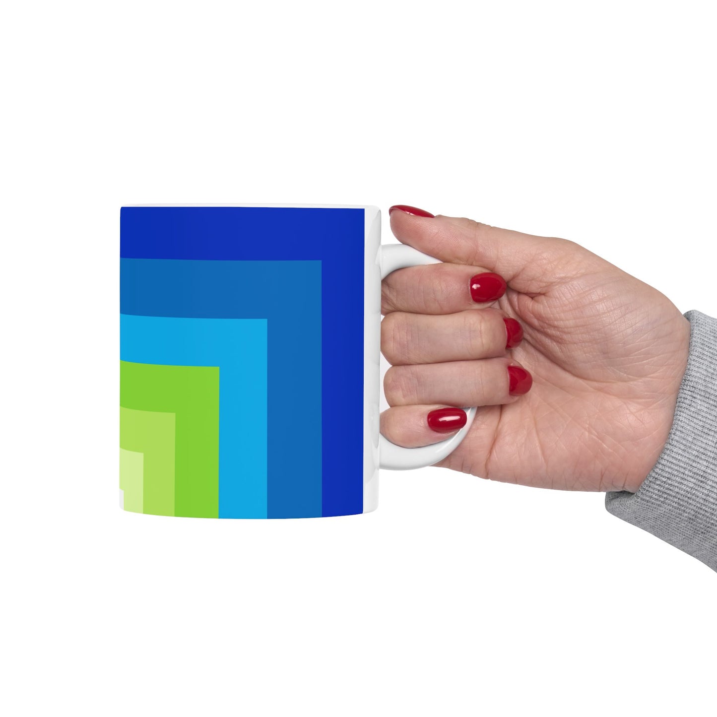 Geo Art Mug – Bold Color, Daily Joy