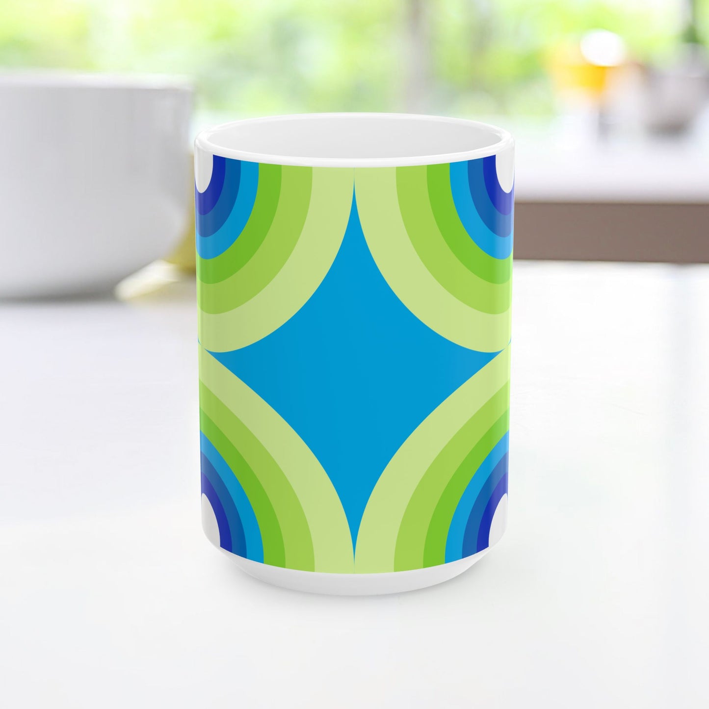 Geo Art Mug – Bold Color, Daily Joy