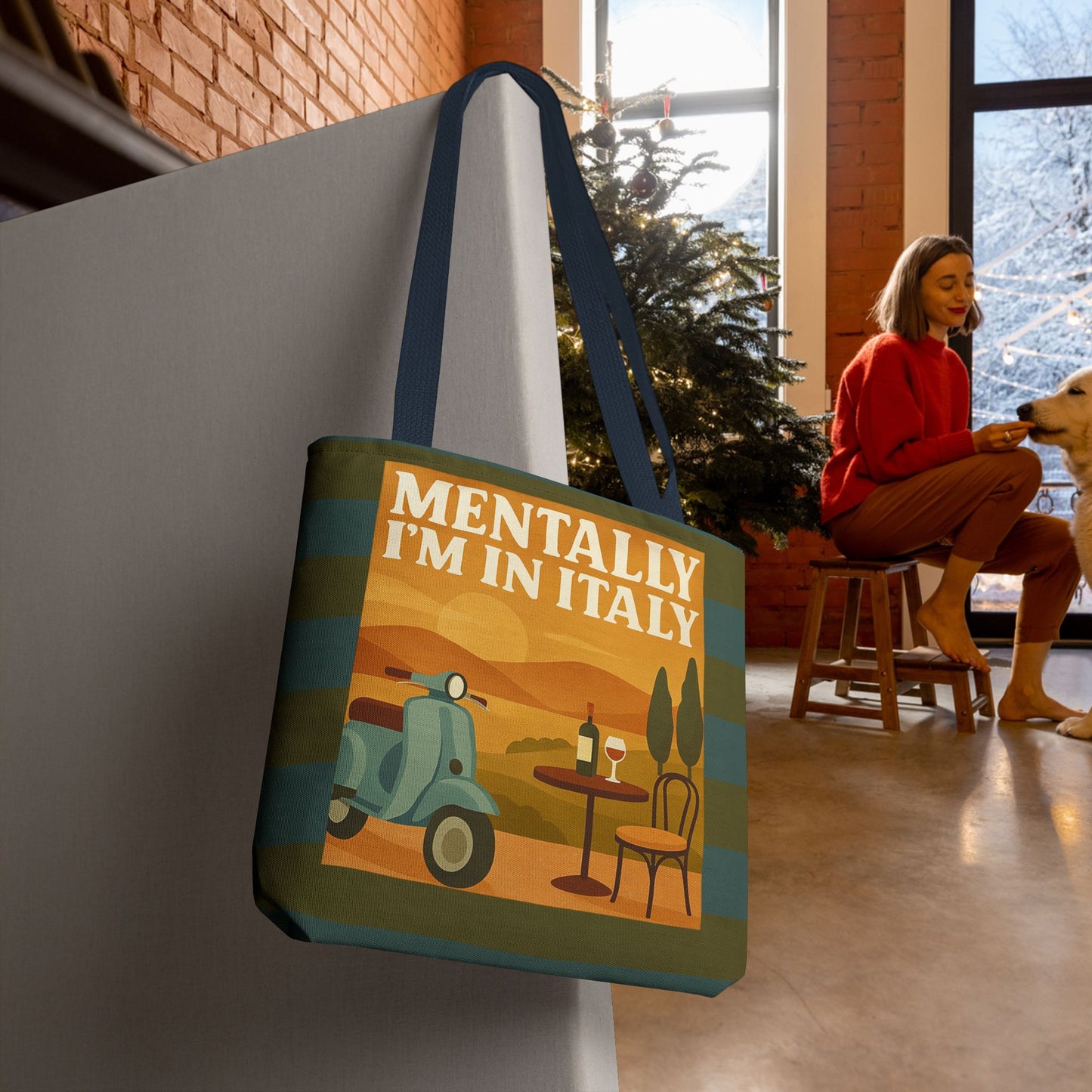 Mentally I’m in Italy Tote Bag– 3 sizes | Playful Wanderlust Companion