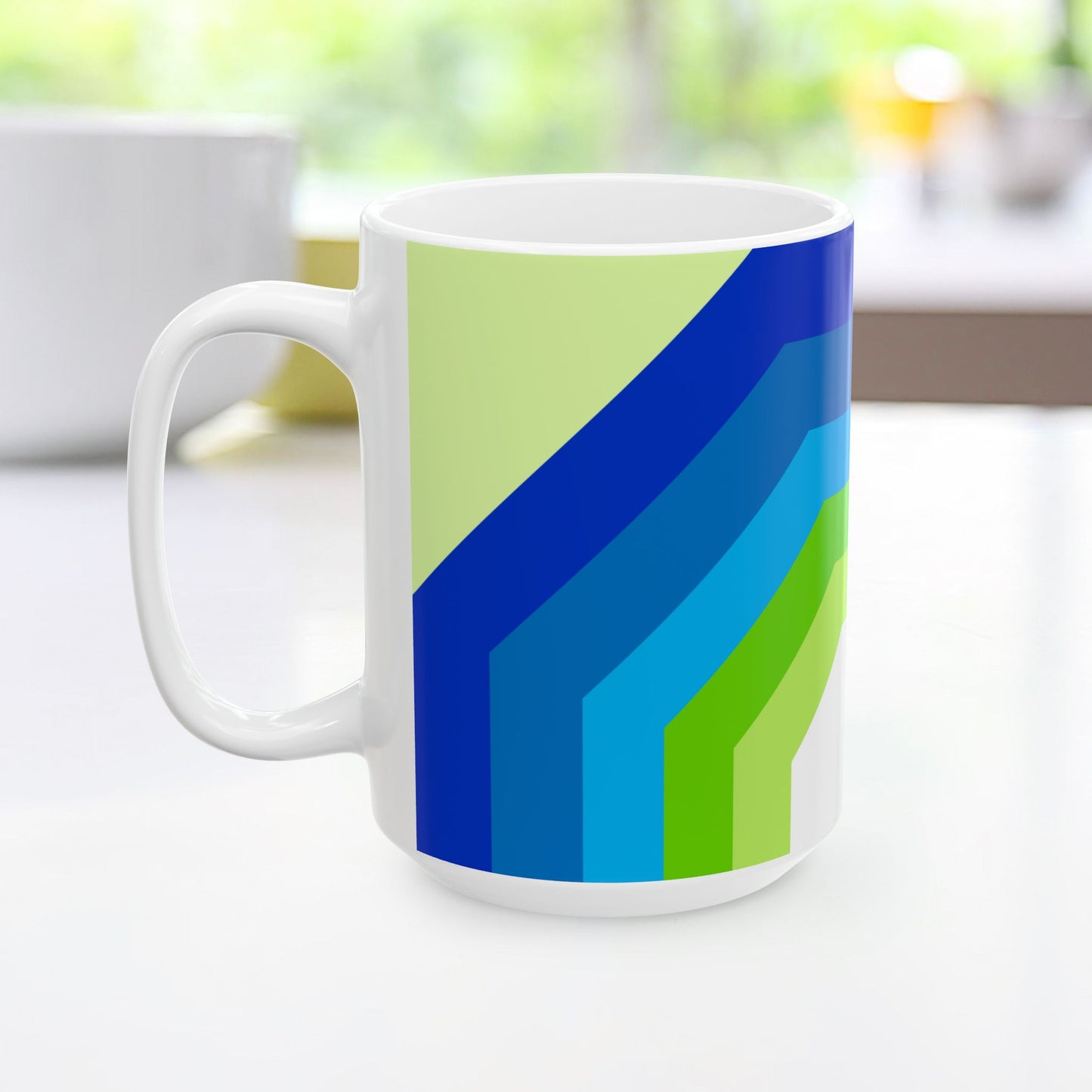 Geo Art Mug – Bold Color, Daily Joy