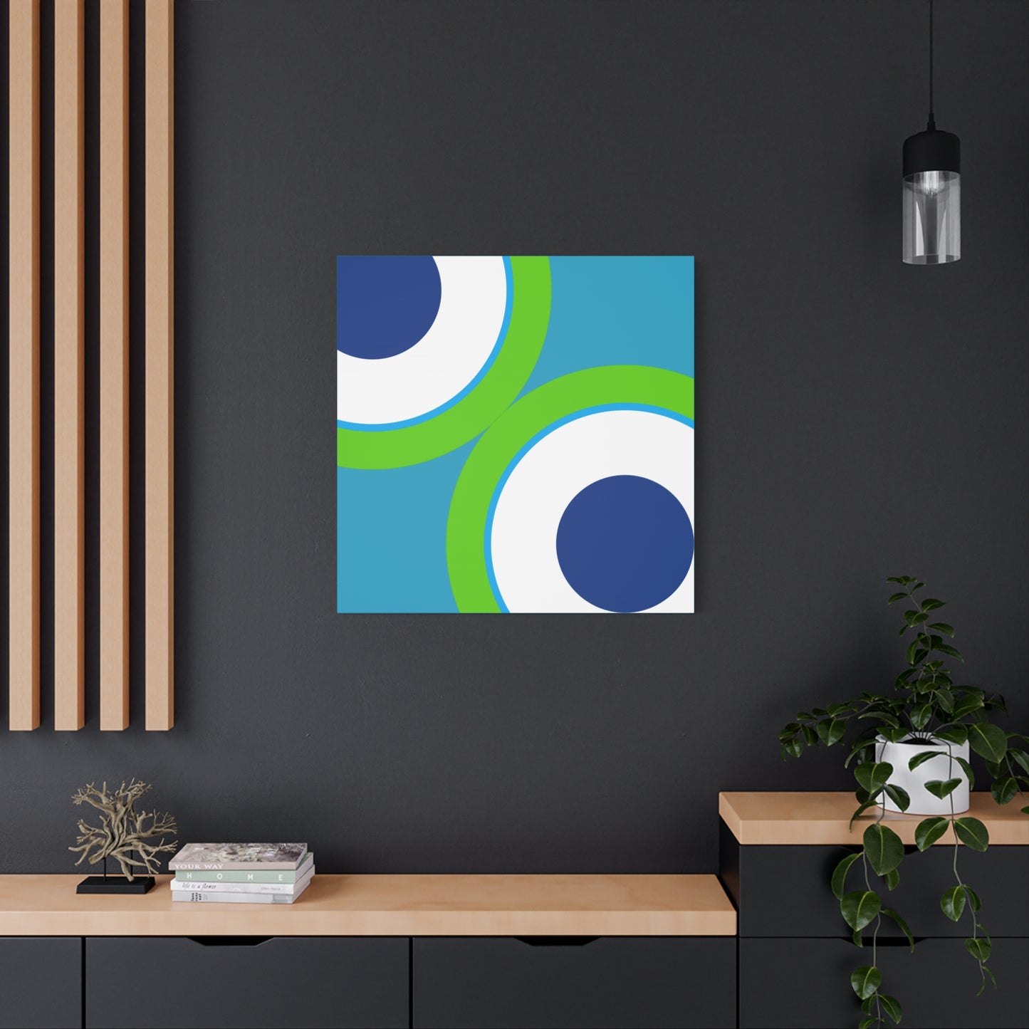Modern Geometric Canvas Art | Bold Colors, Clean Lines, Creative Energy