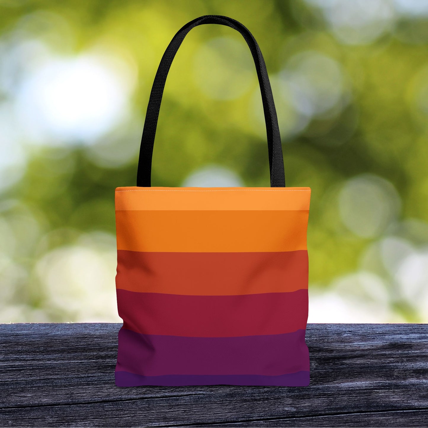 Geometric Art Tote Bag – 3 sizes | Bold lines. Vivid color. Retro with a modern twist.