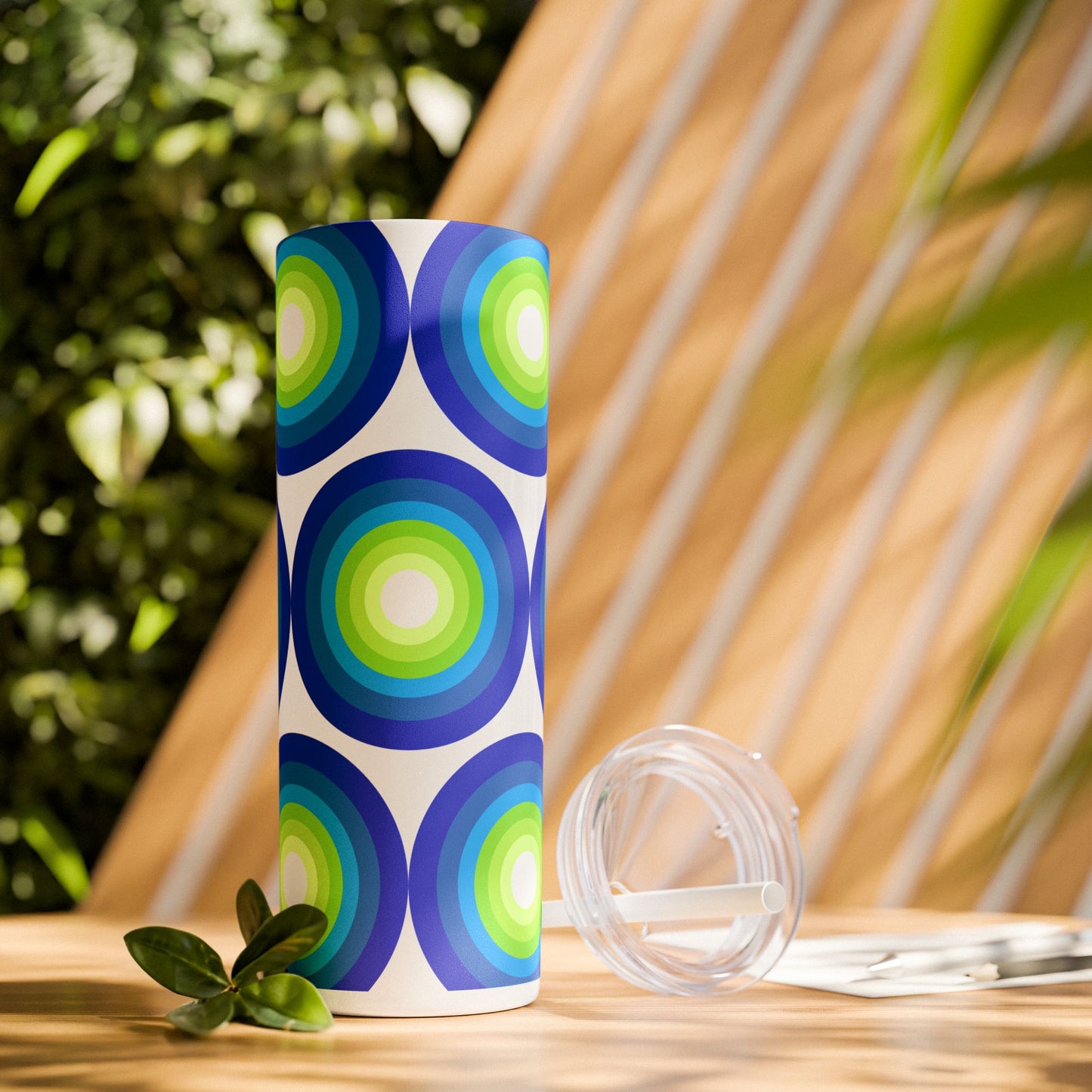 Vibrant. Versatile. Totally Sippable. – 20 oz Skinny Travel Tumbler with Straw