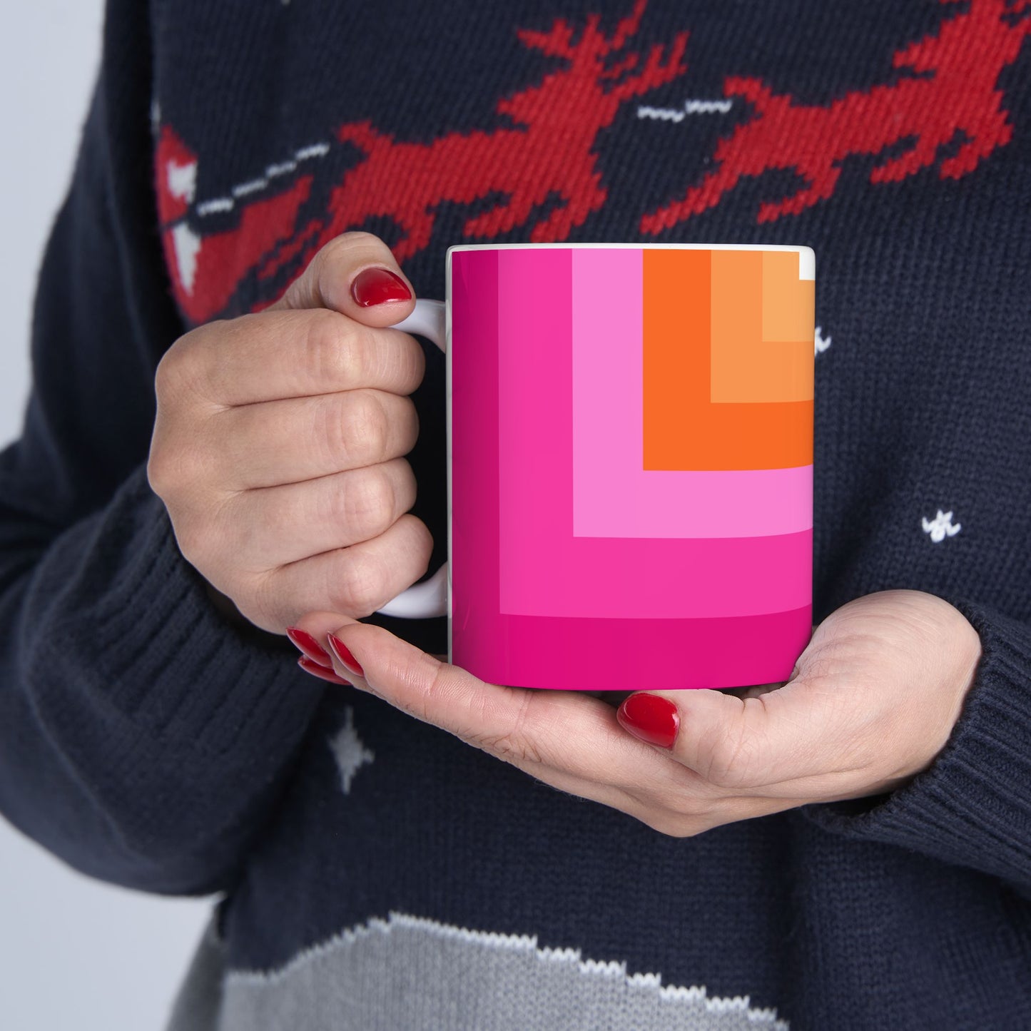 Geo Art Mug – Bold Color, Daily Joy