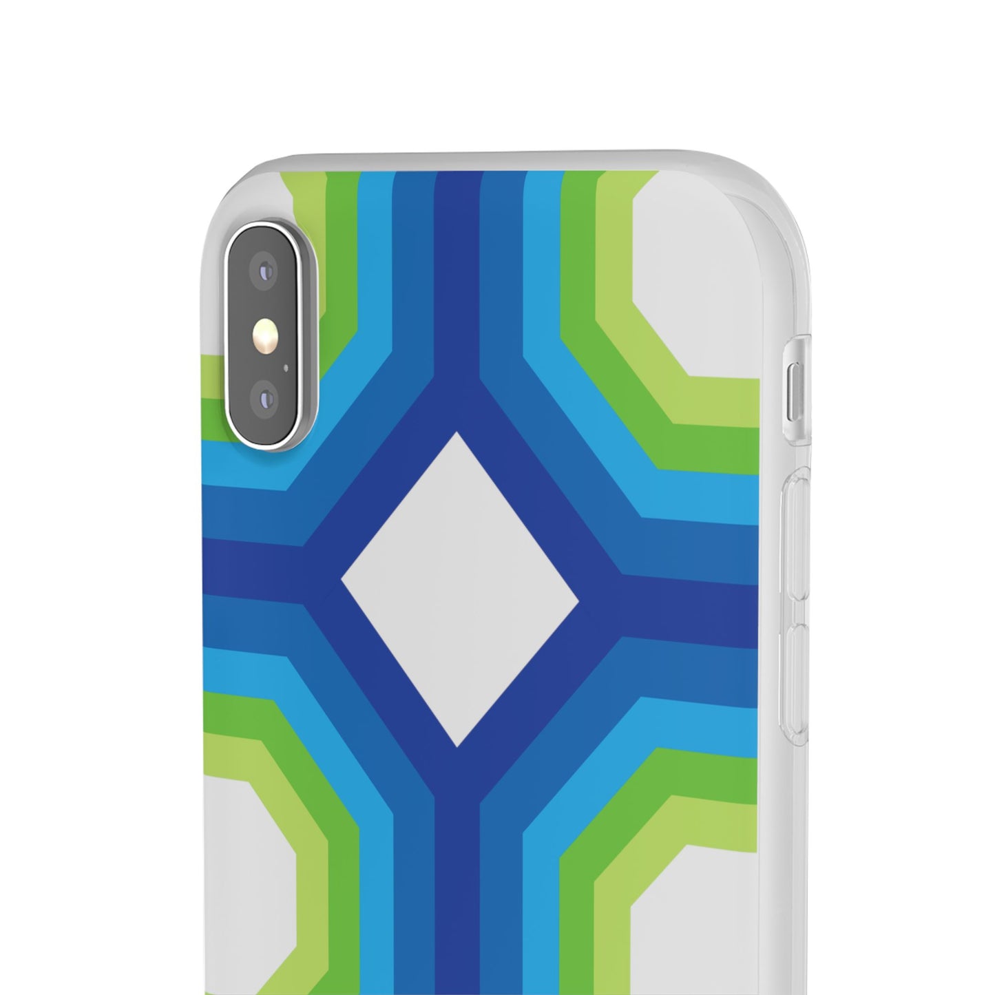 Stylish Geometric Phone Case, Flexible Phone Cover, Unique Modern Design, Perfect Gift, Trendy Accessory, Eco-Friendly Case