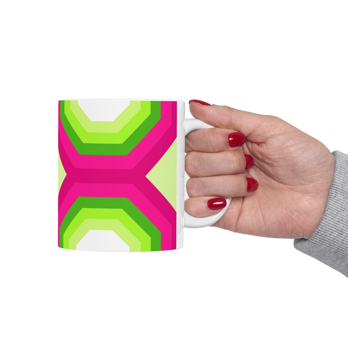 Geo Art Mug – Bold Color, Daily Joy