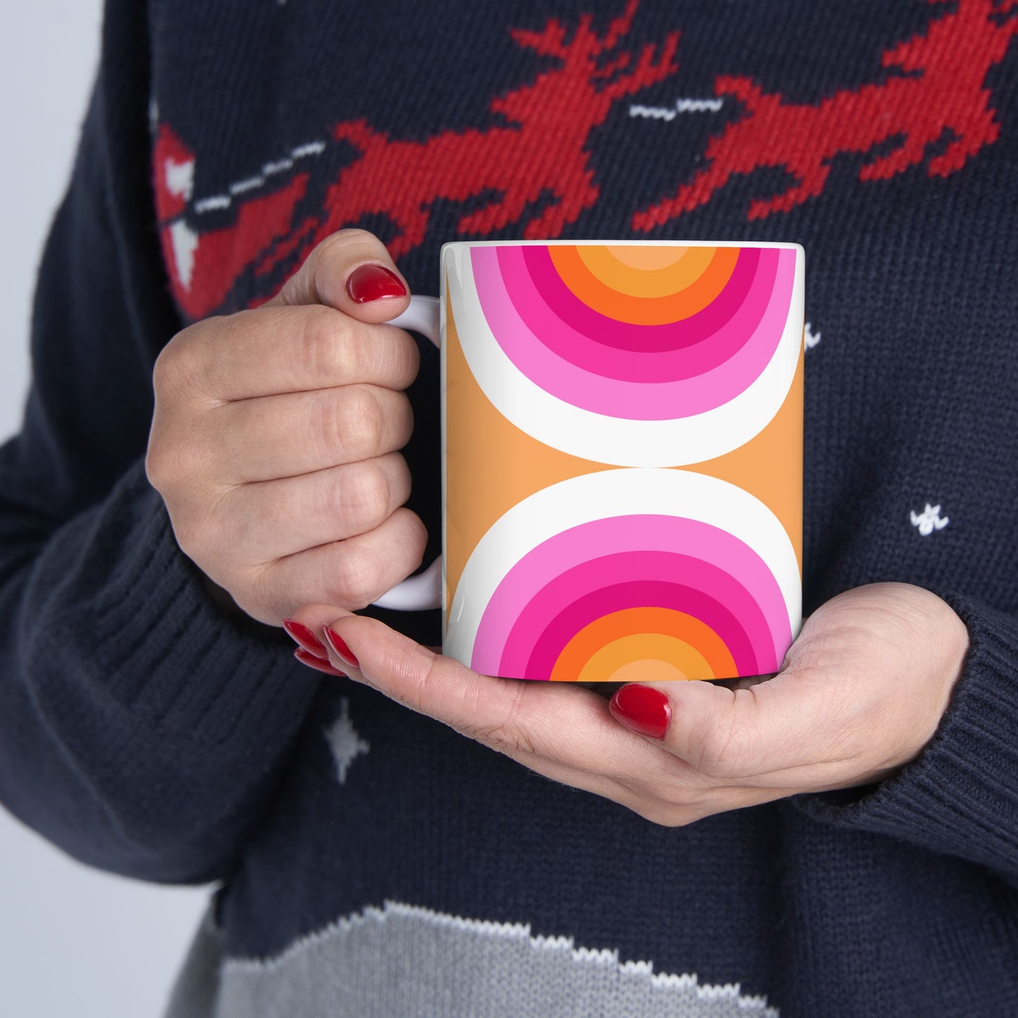 Geo Art Mug – Bold Color, Daily Joy