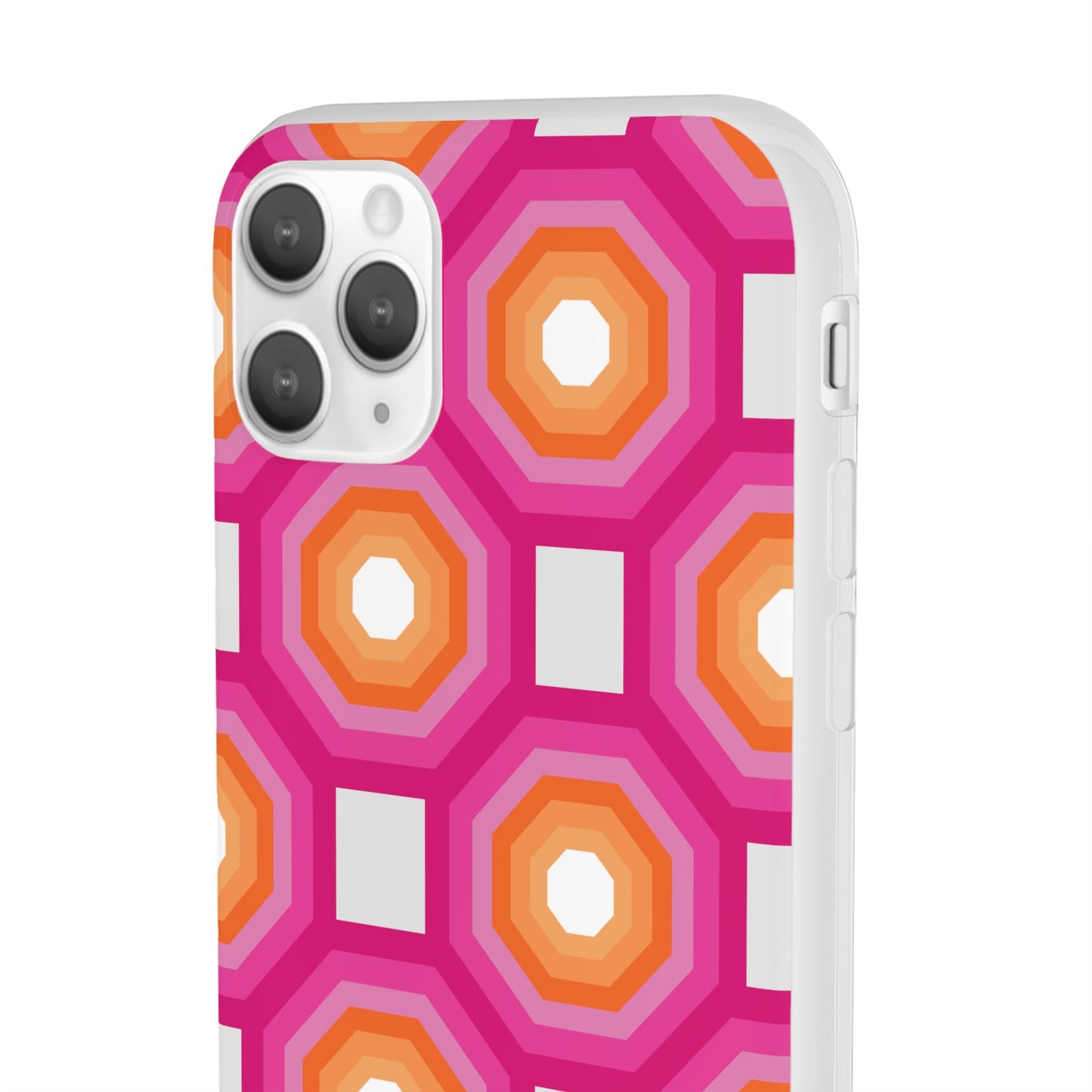 Stylish Geometric Phone Case, Flexible Phone Cover, Unique Modern Design, Perfect Gift, Trendy Accessory, Eco-Friendly Case