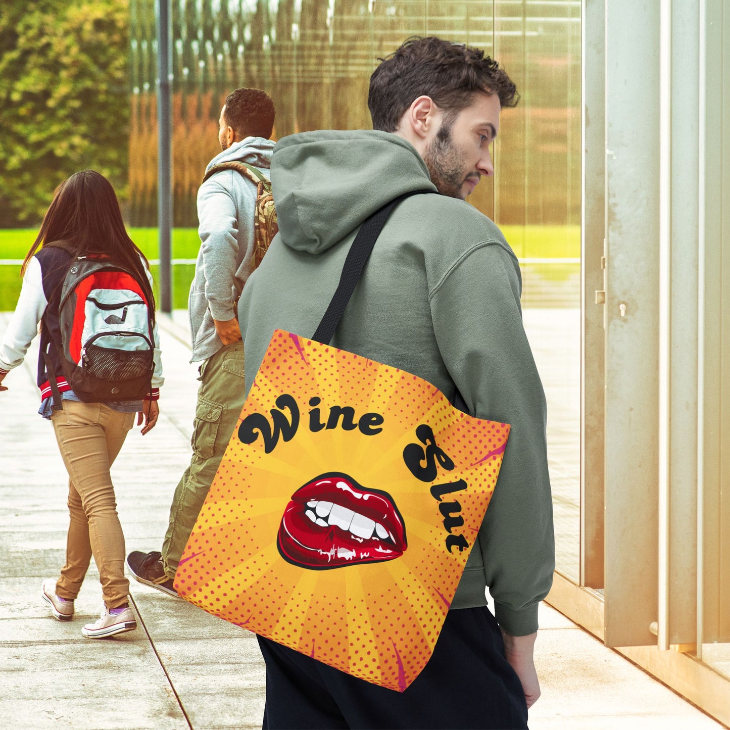 Wine Slut Tote Bag – 3 sizes | Pop Art Sass for the Bold & Thirsty